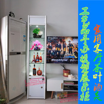 Lishida square display cabinet glass transparent household hand-made model products beauty salon crafts wine display cabinet