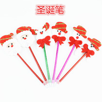 Christmas gift prize prize decorations children gift Cartoon creative Santa snowman ballpoint pen Christmas pen