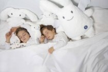 Spot French Trousselier Angel Rabbit Baby Baby Soothing hug sleeping doll toy with music plush