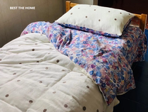 Foreign trade original single export to Japan 19 autumn and winter hard goods 15 sets of color cotton flannel flannel four-piece set