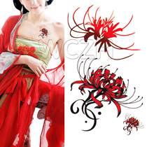 Flower tattoo stickers waterproof men and womens sweat-proof durable personality tattoo stickers