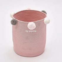Fart Mom INS Pink Storage Bucket Hair Ball Storage Basket Ball Home Toy Storage Basket Dirty Clothes Storage Basket
