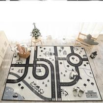 Fart farts ins big size Highway track Childrens room game ground mat crawl cushion Slip Mat Carpet Climbing
