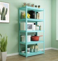 Blue Love Kitchen Shelving Ground Floor Multilayer Oven Microwave Oven Containing Shelf Home Balcony Locker Shelves