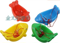 Indoor and outdoor homemade dolphin swing fish baby rocking chair child seat kindergarten toy outdoor hanging chair