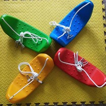 Naughty Fort plastic U swing with rope kindergarten accessories childrens park swing board goldfish swing