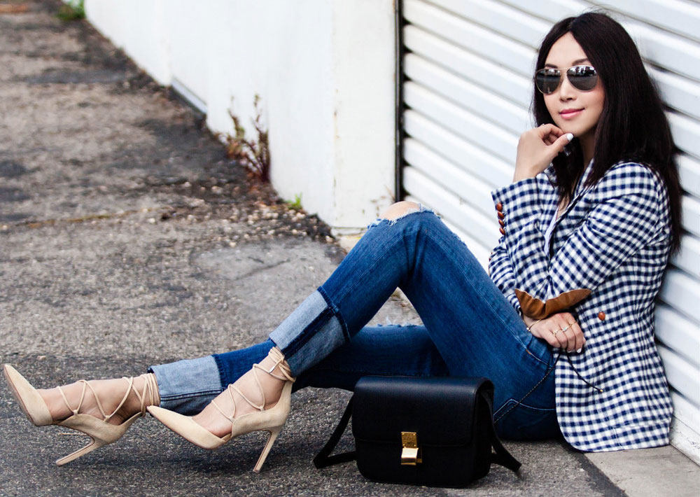 玩得了复古也有无龄感,绑带鞋说了算