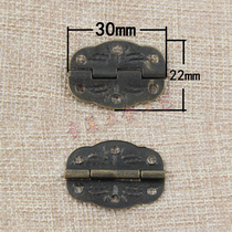 10 price 180 degree mini flower hinge box gift box inside and outside hinged wooden box flat hinge hardware accessories