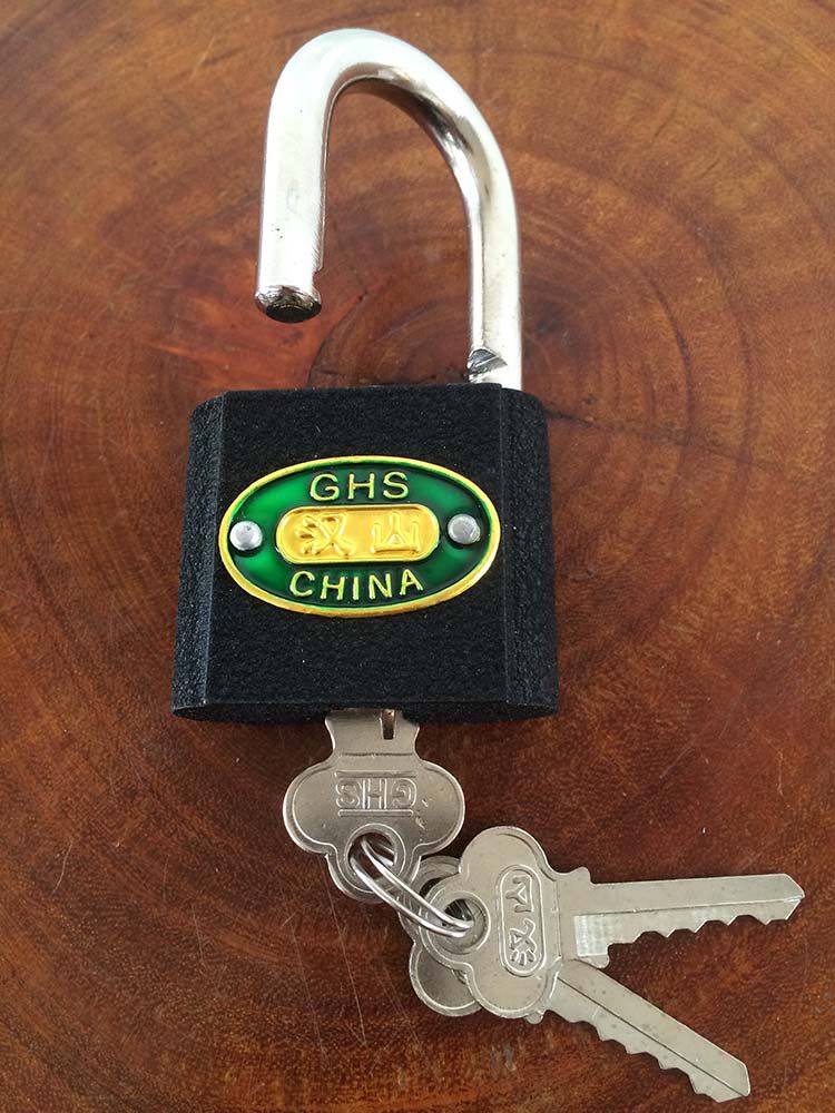 汉山铁挂锁 厚型铁挂锁大门宿舍锁头 货柜锁防盗锁