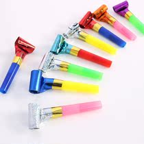 Blow roll toys Blow dragon whistle Childrens toys Blow roll baby birthday birthday party decoration fun horn
