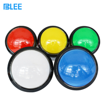 Game console accessories button 60mm convex large circle with light button Clap music game console large circle button switch