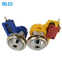 Game console upper sub-lock fretting lock Same number T-shaped door lock key through and open game console cylindrical upper sub-lock long and short lock