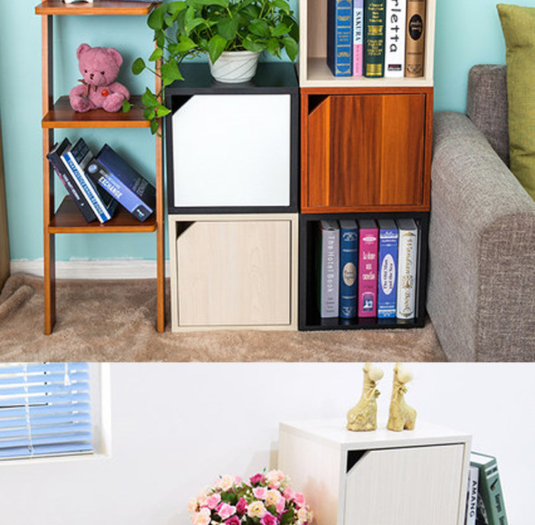 多功能迷你收纳储物柜简易小柜子抽屉式自由组合方形格柜