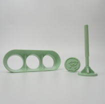 Round cake mold cookie tool rice group made hand-pressed multi-function rabbit baking pineapple newbie oven abrasive