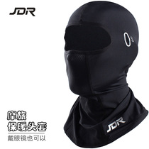 Warm riding a jacket motorcycle to grab the full face of the face mask in the autumn winter outdoor wind defense helmet