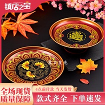 The relief alloy Tangcai for the fruit tray for the disc Buddha front to the Buddha disc for the Buddhist fruit tray Buddhas fortune and fruit pangpang pan