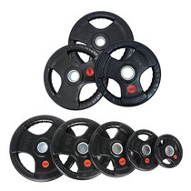 Three-hole bag iron hand grab large hole barbell piece Olympic rod special 5CM aperture Olympic rod weightlifting piece rocker arm counterweight piece