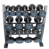 PU fixed dumbbell 12-angle gym commercial set tasteless and environmentally friendly