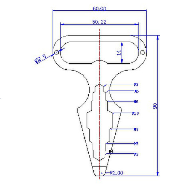 尖刺sf款户外多功能工具内角扳手螺丝起子开瓶器改锥线割不锈钢