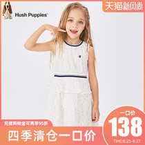  Xiubushi Childrens clothing Summer clearance Sweet girls Big childrens childrens Western princess dress Sleeveless vest dress dress