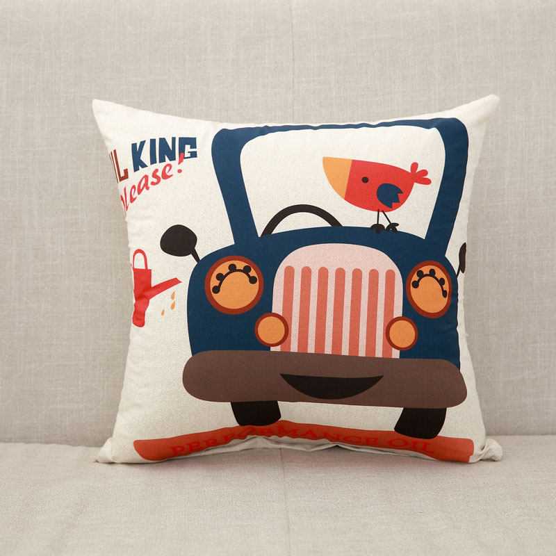 卡通抱枕沙发靠垫办公室靠枕床头靠背汽车护腰靠垫抱枕套芯腰枕垫