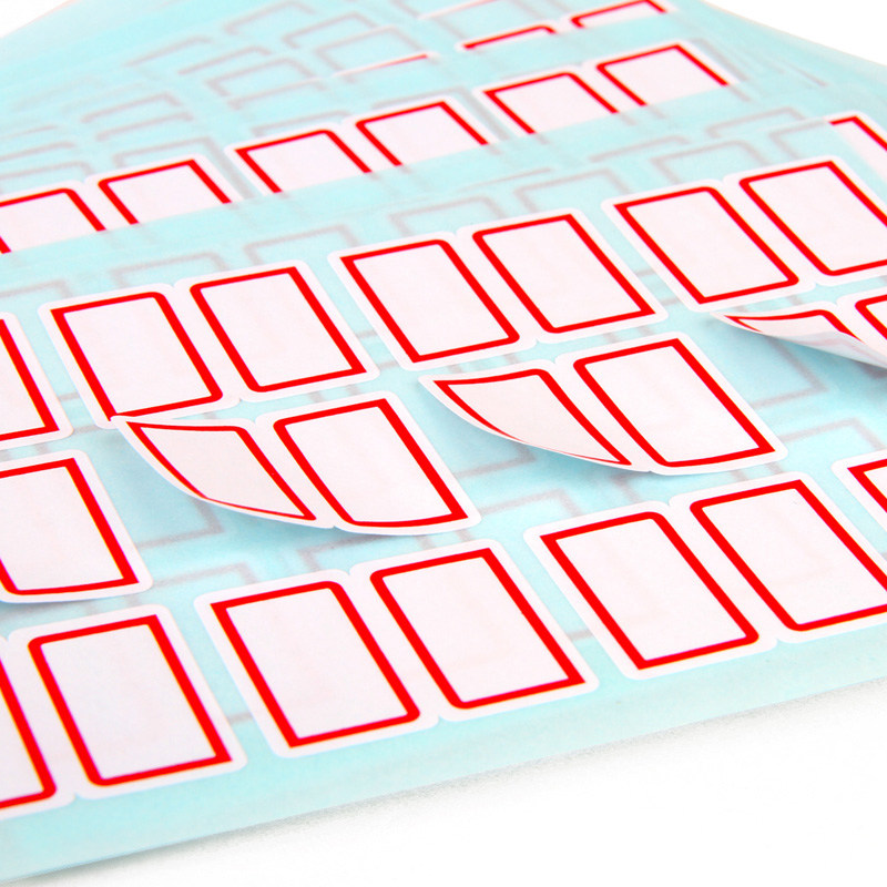 口序纸自粘小标签贴纸口取纸口续纸分类写名字的贴纸学生书本手写
