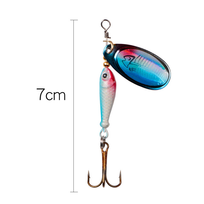 Metal Vibrax Fishing Lures 3g Spinner Baits Fresh Water Bass Swimbait Tackle Gear