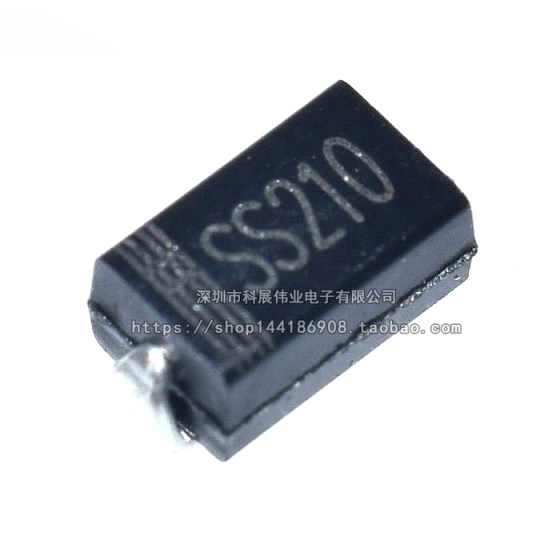 SS210 SMA (DO-214AC) 2A/100V SMD Schottky 다이오드 (20 조각) SS210 SMA (DO-214AC) 2A/100V SMD Schottky 다이오드 (20 조각)