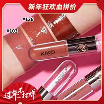 Spot KIKO double head glaze lip gloss lipstick long non-stick Cup not decolorization kiss 103 126 128 set