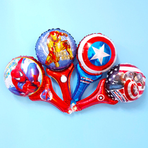 Baby theme children Holding stick refueling stick Happy Birthday party decoration balloon kindergarten activity batting stick