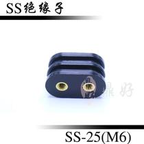 SS-25 * 45M6 double nut insulator distribution box insulator low voltage insulation seat screw strut insulator