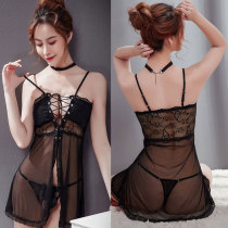 Step up for code Eroy Underwear Fat Mm Sexy Pyjamas 200 Catty Open Gear Leaky Sleeping Dresses Transparent Teasing Suit Womens Slut