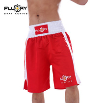 FLUORY Fire barricades Thai punches in pants Mens roundun Gou shorts loose multicolor free Fight to beat Boxing Suit