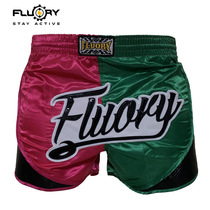 FLUORY Fire Base Muay Thai Shorts Adult Boxing Sanda Fighting Fighting Training Competition Casual Pants Patch Color