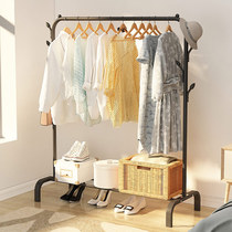 Clothes rack Balcony floor-to-ceiling clothes rack Bedroom clothes rack simple folding household single rod drying clothes rack