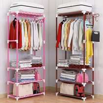 Simple hanger Floor-to-ceiling hanger Coat rack Household bedroom clothes rack Bag rack Childrens clothes rack