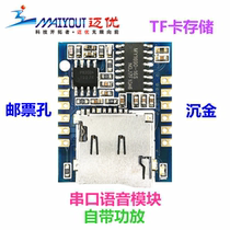 SMD TF SD card serial MICROCONTROLLER control music voice playback module IC chip MY1690-M02