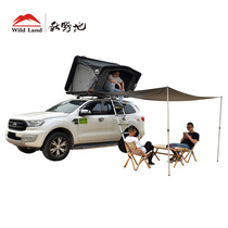 Autumn field multi-functional universal silver coated canopy car side tent sunshade sunscreen waterproof canopy pergola roof tent
