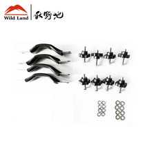 Autumn field roof tent fixing assembly