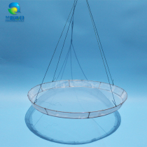 Lanxin 304 stainless steel shrimp feeding table Shrimp and crab feeding breeding tools Small pond scientific observation diameter 60cm5mm