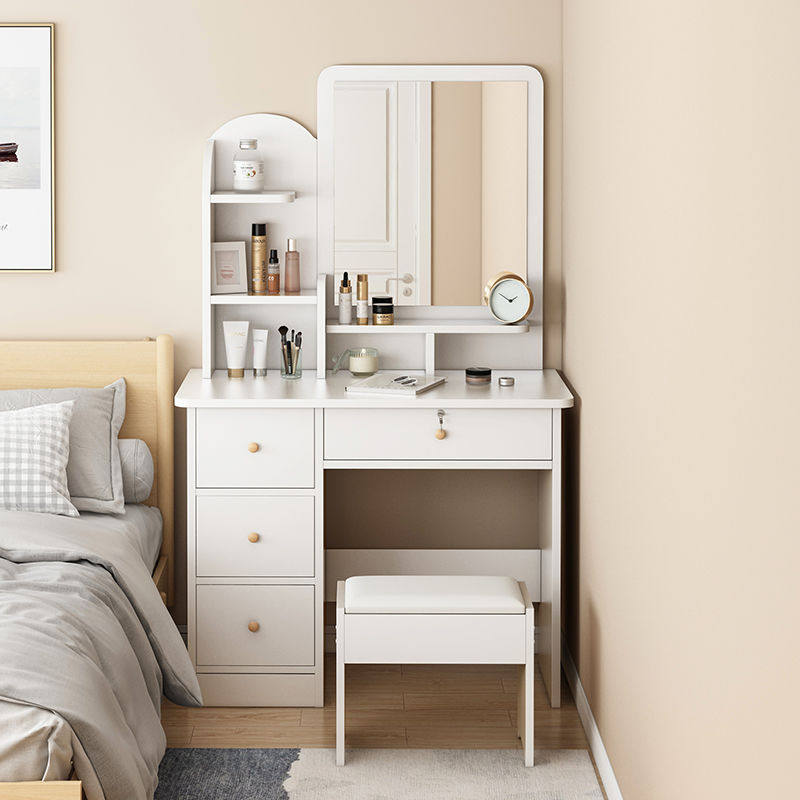 北欧梳妆台卧室现代简约网红ins风化妆桌(热品库)