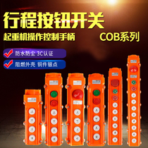 Driving button switch COB-61 62 63 64 65 A BH waterproof lifting control box electric hoist TNHA1