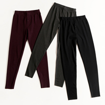 Mens autumn pants men plus velvet thin warm pants tight leggings trousers autumn and winter cotton padded pants youth single piece velvet pants