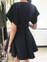 Li factory ~ only 40 pieces of silk wool skirt dress waist feel cutting clinging to the pattern of thin