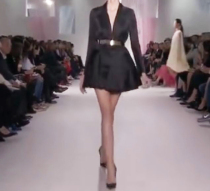 Li factory special spot collection of a town cabinet heavy silk satin skirt gold belt suit skirt