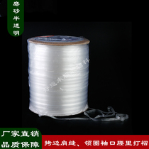 TPU transparent shoulder strap frosted elastic band Transparent elastic frosted shoulder strap 5012 hanging clothes belt clothing accessories