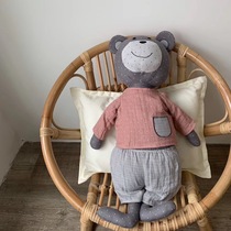 Baby fabric toys to soothe sleeping hugs Korean Cartoon Doll childrens dolls to sleep with the bear