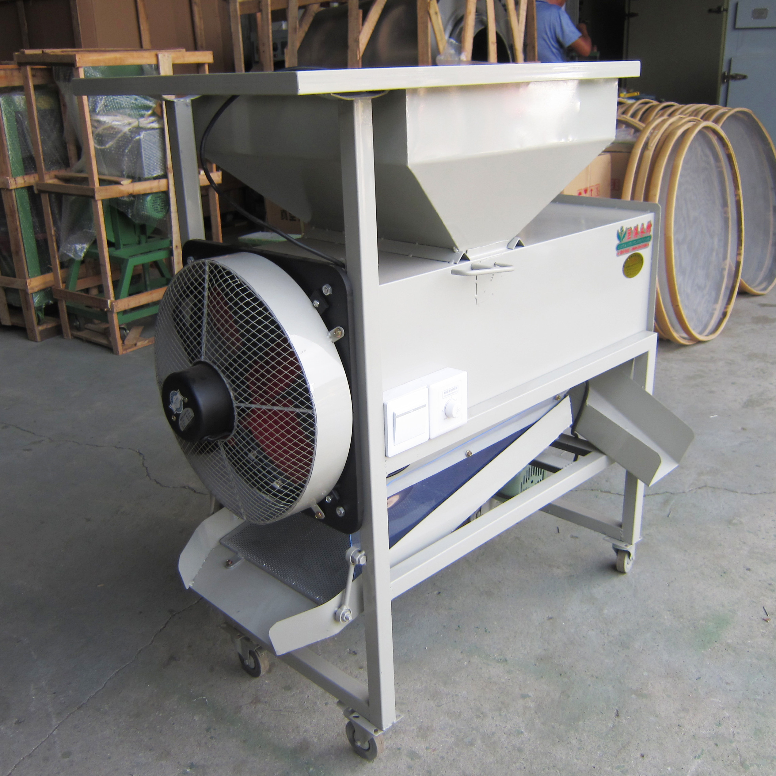 茶叶风选机 粉尘茶碎末筛选 鼓风机 风速