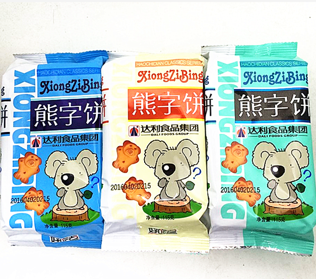 达利园熊字饼干字母饼干115g 达利小熊饼 儿童饼干 香酥脆甜熊仔