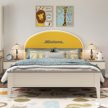 Childrens bed boy simple modern small family boy bed 1 5 m 1 2m single bed childrens room furniture set